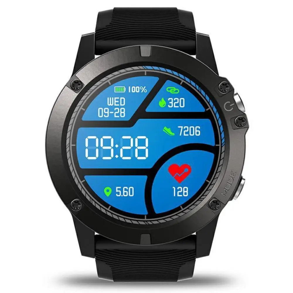 Zeblaze VIBE 3 Pro Screen Smart Watch Men Real-time Rate All-day Monitor Smartwatch Tracking Weather Optical Heart Sp U2G3