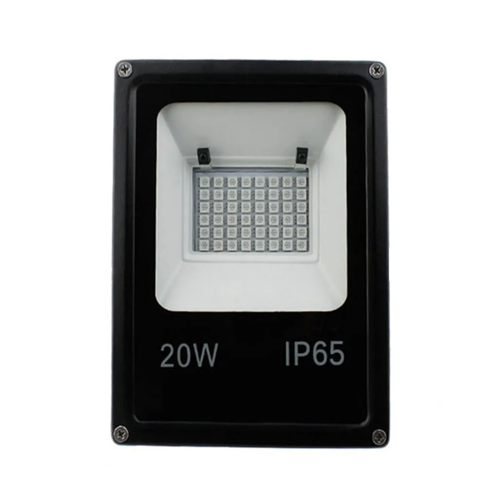 

Waterproof Decorative Aluminum Security Color Changing Garden Remote Control Wall Garage Floodlight Spotlight Led RGB Outdoor