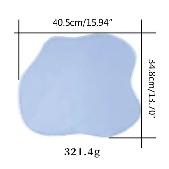 

2020 New Crystal Epoxy Resin Mold Irregular Cloud Shaped Tray Casting Silicone Mould Tool