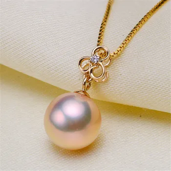 

18karat gold pendant clasp connector,bead caps with peg for half drilled beads pendant necklace diy no pearl no chain