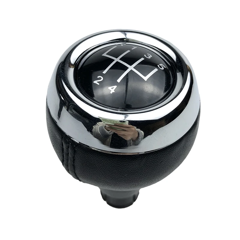 Кожаная ручка переключения передач для MINI COOPER D S SD R55 R56 R57 R58 R59 F55 F56 F54 F57 COUNTRYMAN R60 R61 PACEMA JOHN COOPER WORKS - Название цвета: R12345 Black