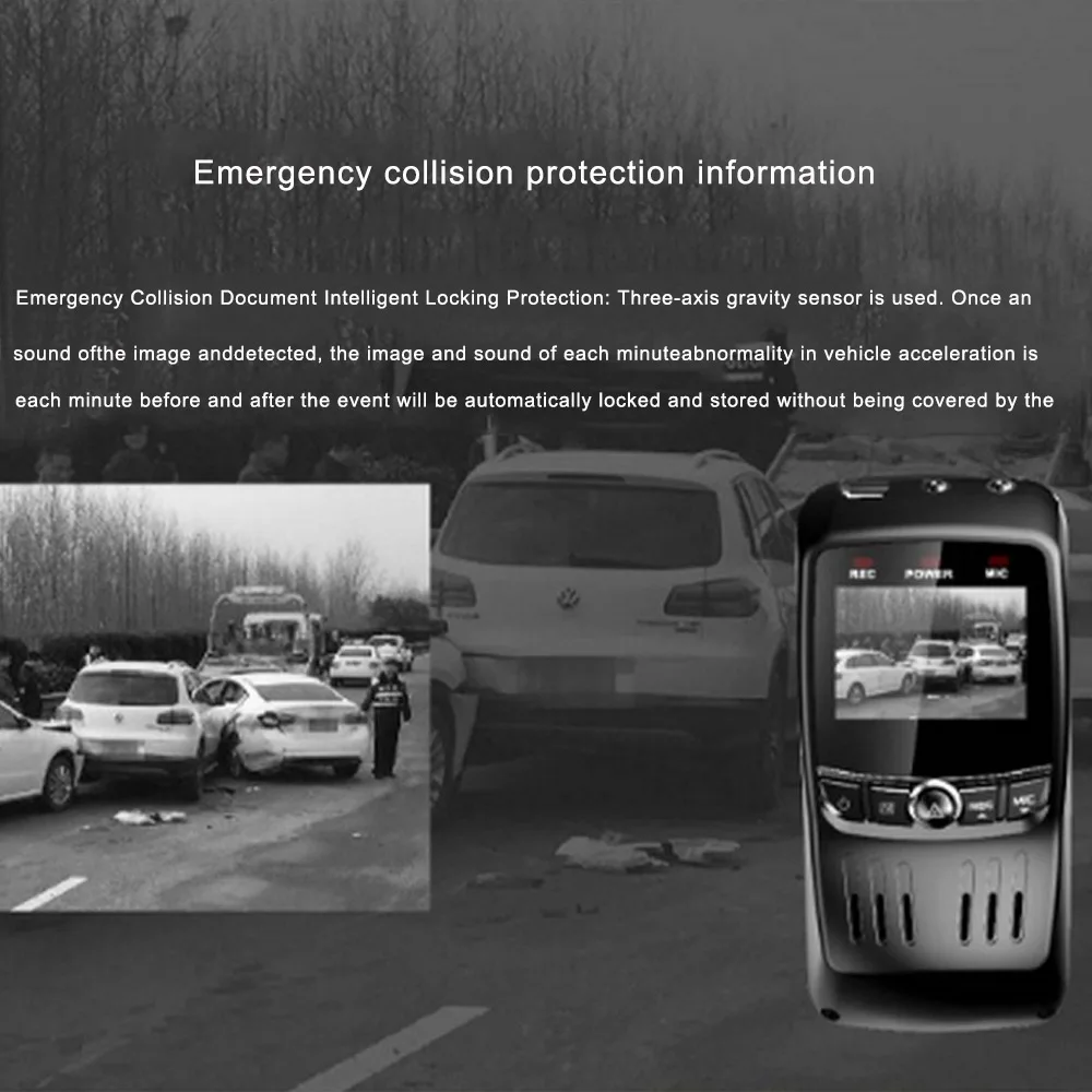 Автомобильный скрытый видеорегистратор wifi HD 1920*1080 360 панорамный gps ночного видения HD wifi 360 градусов скрытый с экраном автомобильная камера