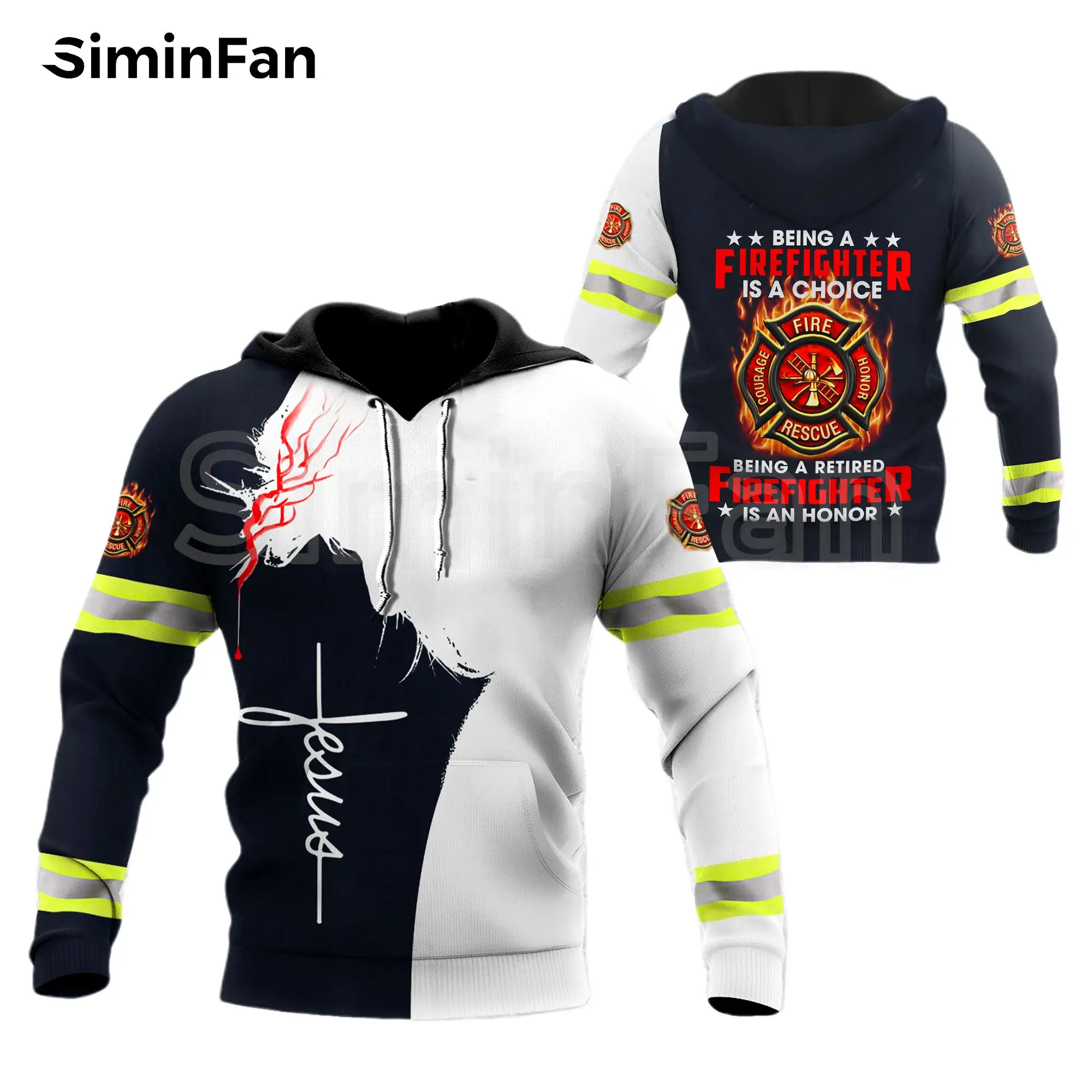 

Firefighter Fireman Camo Mens 3D Print Hoodies Unisex Casual Sweatshirt Harajuku Pullover Women Tracksuit Coat Hip-Hop Jacket 20