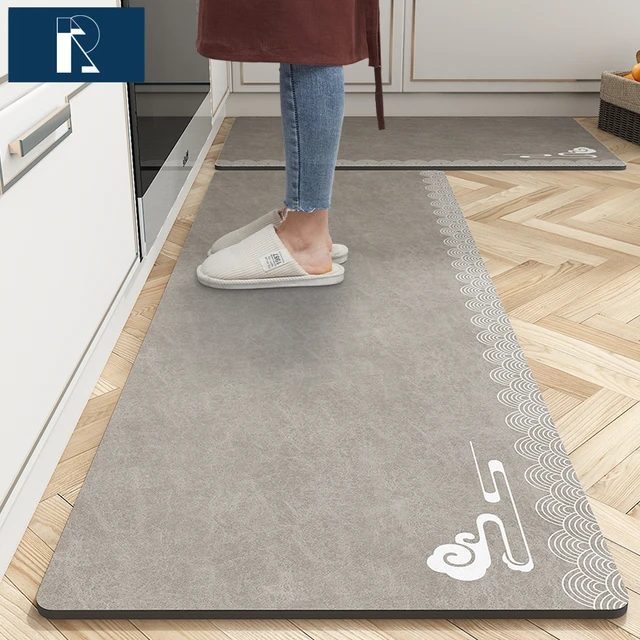 Thin Long Kitchen Mat Anti Slip Waterproof Oilproof Carpet Washable Kitchen  Rugs Hallway Door Floor Mats Mall Entrance Doormat - AliExpress