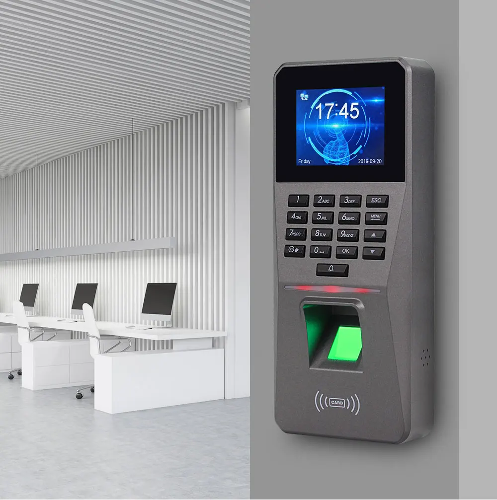 RFID Fingerprint Access Control Keypad TCP/IP/USB Access Control System Software Biometrics Password Card Reader Time Attendance