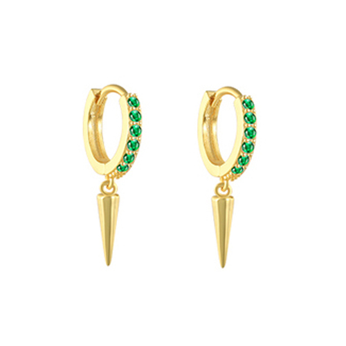 925 Sterling Silver Cubic Zirconia Sun Moon Star Pendant Hoop Earrings For Women Evil Eyes Butterfly Cactus Huggie Earring