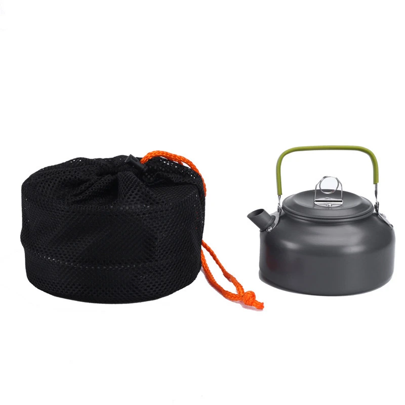 Camping Pot Frying Pan Kettle 3Pcs/Set Outdoor Camping Cookware Hiking Tableware Picnic Cooking Set Camping Cutlery Equipment