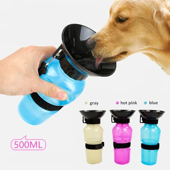 

Pet Dog Drinking Water Cup Dispenser Bottle Sports Squeeze Type Puppy Cat Portable Travel Outdoor Feed Bowl Drinking Water Jug