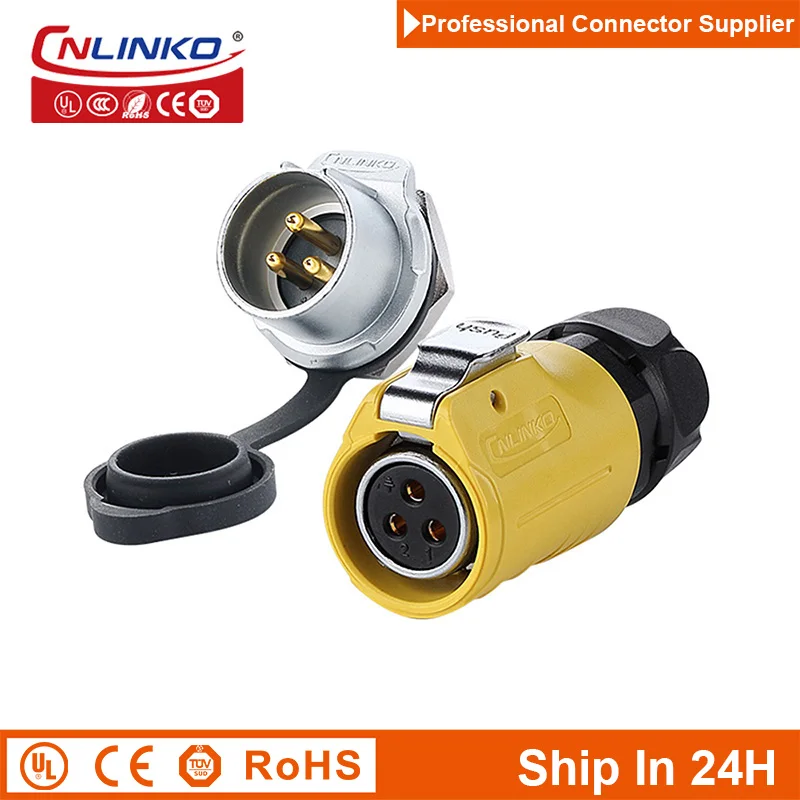 iluminacao led power adapter camera de seguranca visual lp20 3pin m20 01