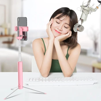 

Selfie Stick Bluetooth A17 Selfie Stick 110cm Telescopic Rod Fill Light Self-Timer Tripod Selfie Stick Bluetooth For Travel Live