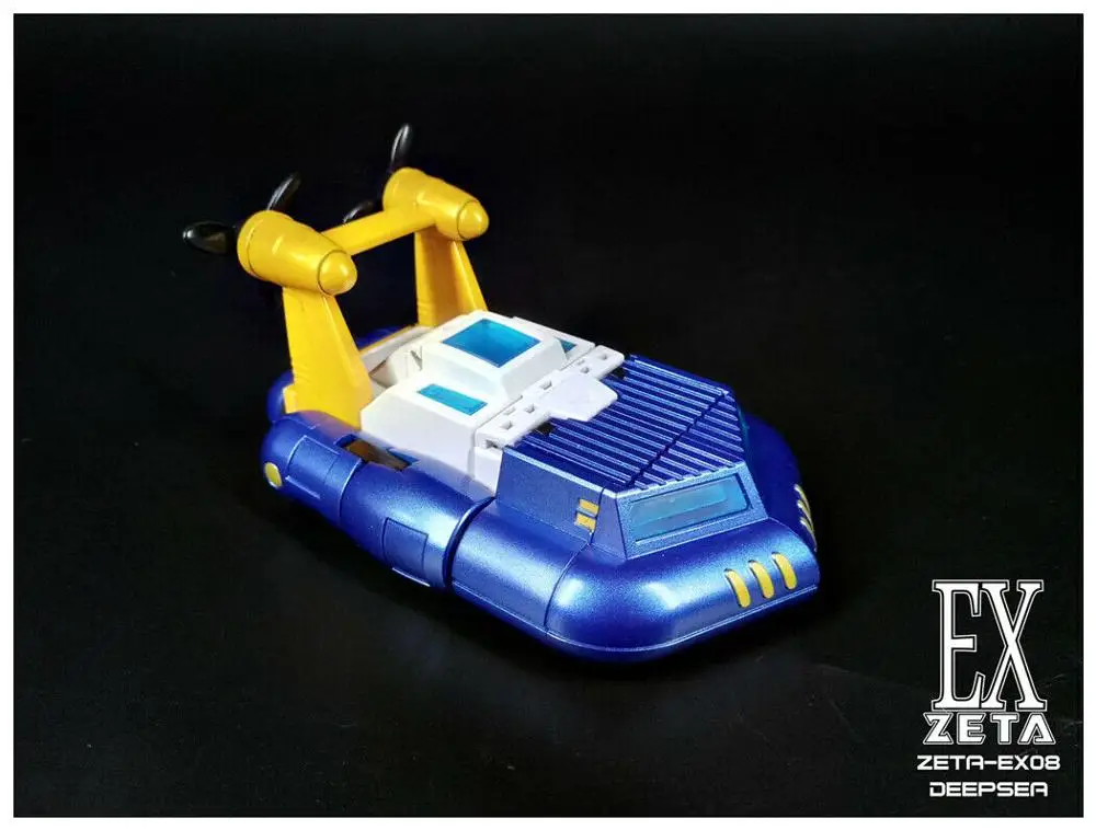 Новые Трансформационные игрушки Zeta EX-08 Deepsea G1 морской металлический цветной рисунок