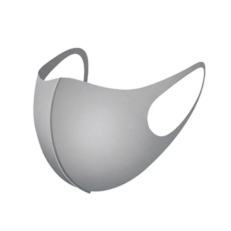 

Breathable Grey White Mouth Mask Sponge Face Mask Reusable Anti Pollution Face Shield Wind Proof Mouth Cover Unisex Face Mask