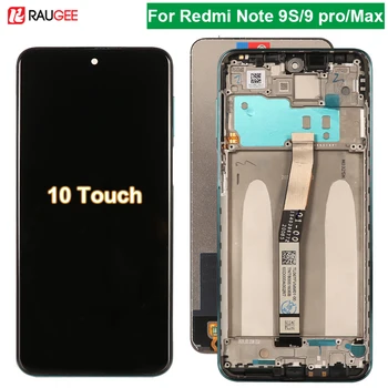 

Touch Screen For Xiaomi Redmi Note 9S LCD Display 10 Touch AAA Digitizer Screen Replacment For Redmi Note 9s Note 9 Pro Max LCD