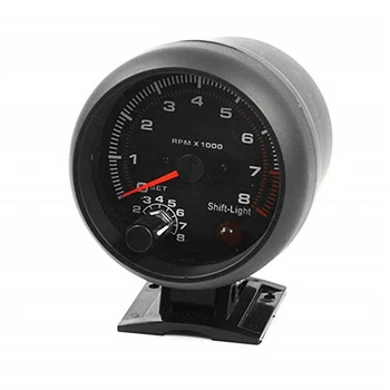 

Interchangeable Car Tachometer 3.75 Inch LED Shift Light Tacho Gauge 0-8000RPM