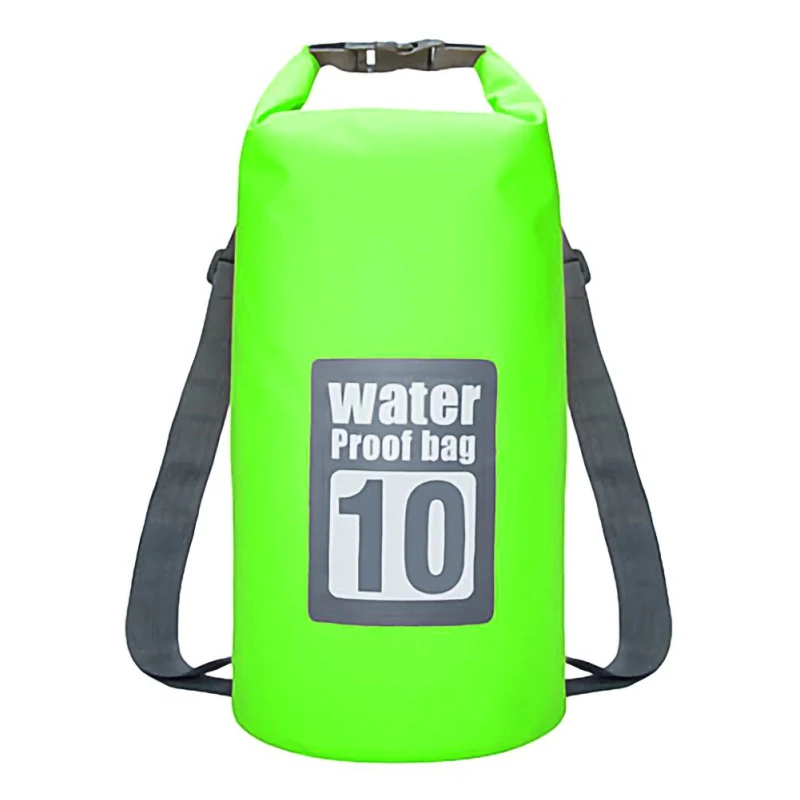 10L Водонепроницаемый сухой мешок пакет Рулон Топ мешок плаванье рафтинг Каякинг непромокаемый рюкзак для кемпинга Пешие прогулки пляж