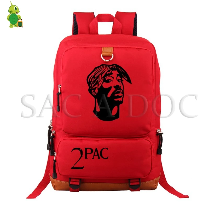 Tupac 2Pac рюкзак для женщин и мужчин рюкзак для ноутбука школьная сумка для подростков повседневный рюкзак хип хоп Легенда дорожные сумки - Цвет: 20