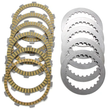 

Motorcycle Friction Clutch Plates For Honda NV400 Shadow Slasher 400 NC40 VRX400T NC33 22321-MM9-000 22202-MAE-000 22201-MS6-620