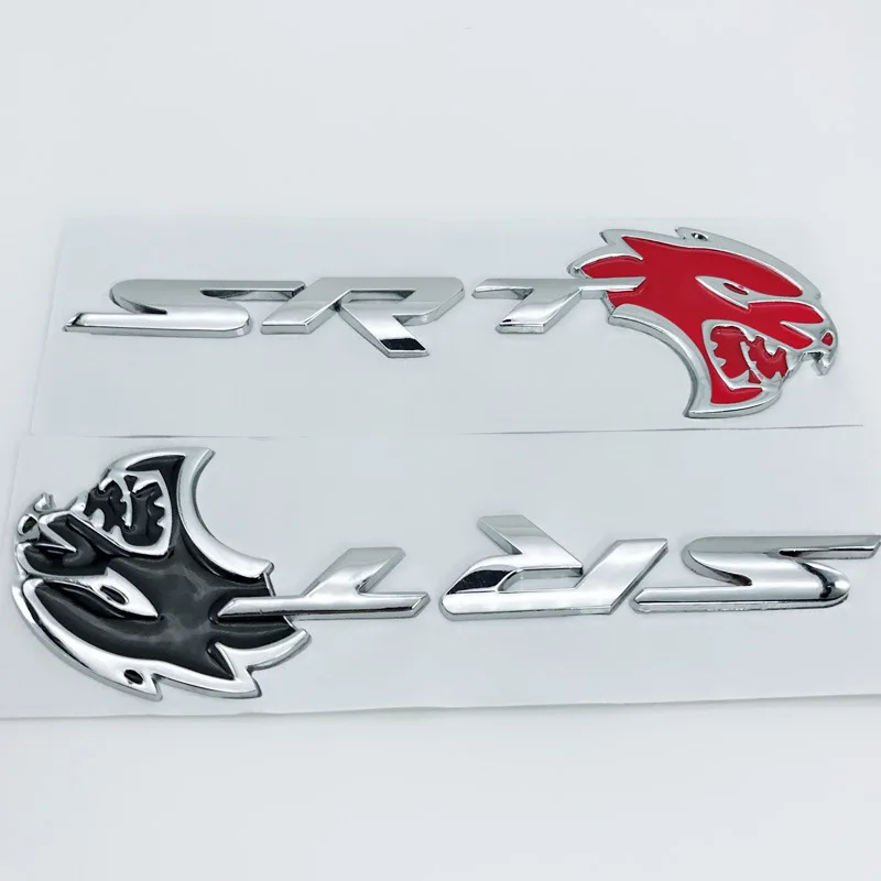 1 шт. Металл srt Hell Cat Leopard Head наклейки для автомобиля автоэмблема значок наклейка для автомобиля Стайлинг для Dodge Chrysler Grand Cherokee Jeep
