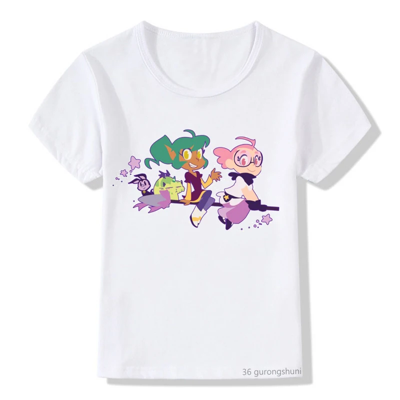 

Kawaii Kids Clothes Space Girl Anime Pattern T-shirt Funny Cartoon Print Boy T Shirts Fashion New Boy Girl Unisex Casual Tops