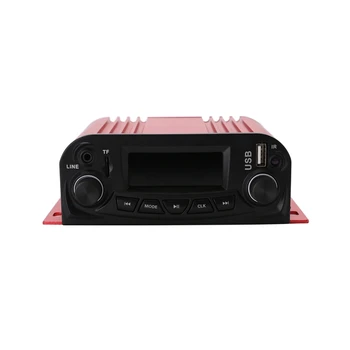 

12V Universal Power Amplifier Modified Parts Motorcycle Car Usb o Lcd Display Adjustable Radio