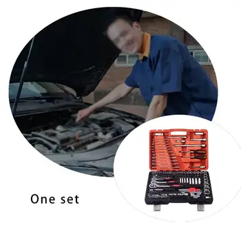

121pcs Socket Set Universal Car Repair Tool Ratchet Set Torque Wrench Combination Bit Keys Multifunction DIY toos
