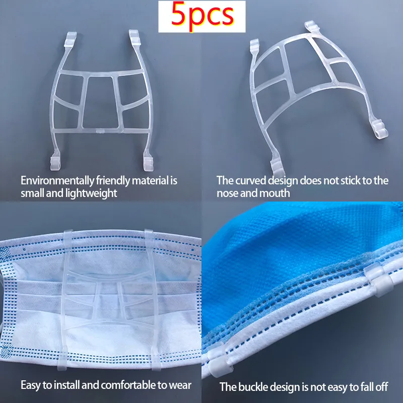 Plastic Mask Holder Bracket Plastic Inner Support Frame Plastic 3d