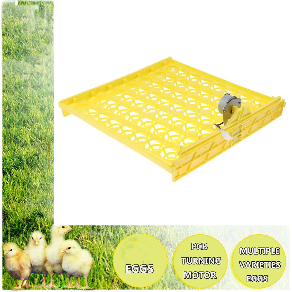 

220V 56-egg Auto Egg Turner Tray Egg Incubator Turner Hatcher Brooder for