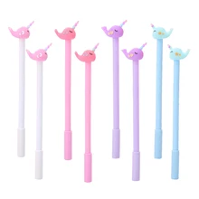 

36Pcs/Bulk Japanese Whale Kawaii Pens Cute Girl Stationery Pen Funny Writing Blue Ink Ballpoint Back to School Stuff Thing Item
