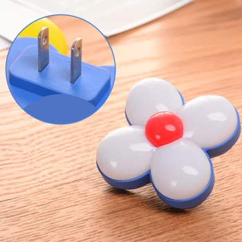 

Motion Sensor ABS Plug-In Sun Flower Baby Nursery Night Led Mini Home Lamp Cute Night Light