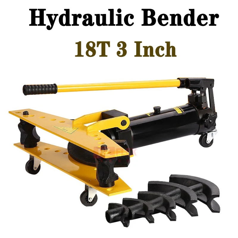 18t 3 Inch Manual Hydraulic Pipe Bending Machine Pipe Bender Hydraulic