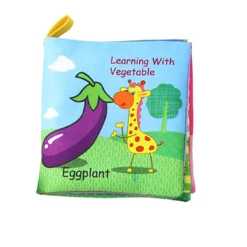 

Infant Baby Toys Cloth Book Cartoon Animal Pattern Baby Soft Teethers Books Educational Learning Educational Toys