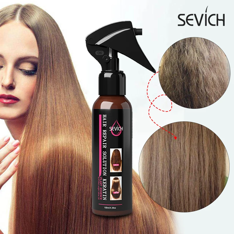 Sevich 100 мл Восстанавливающий спрей для волос поврежденных волос, укрепляющий прочность и эластичность волос, уход за волосами