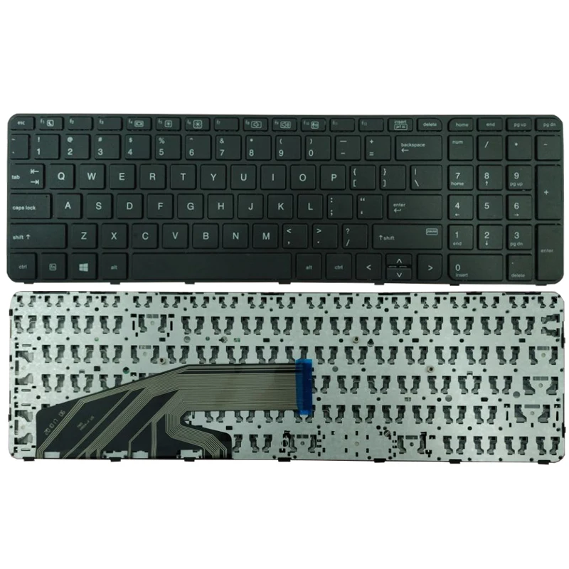 Новая клавиатура для ноутбука HP PROBOOK 450 G3 455 470 без подсветки с рамкой указателя |