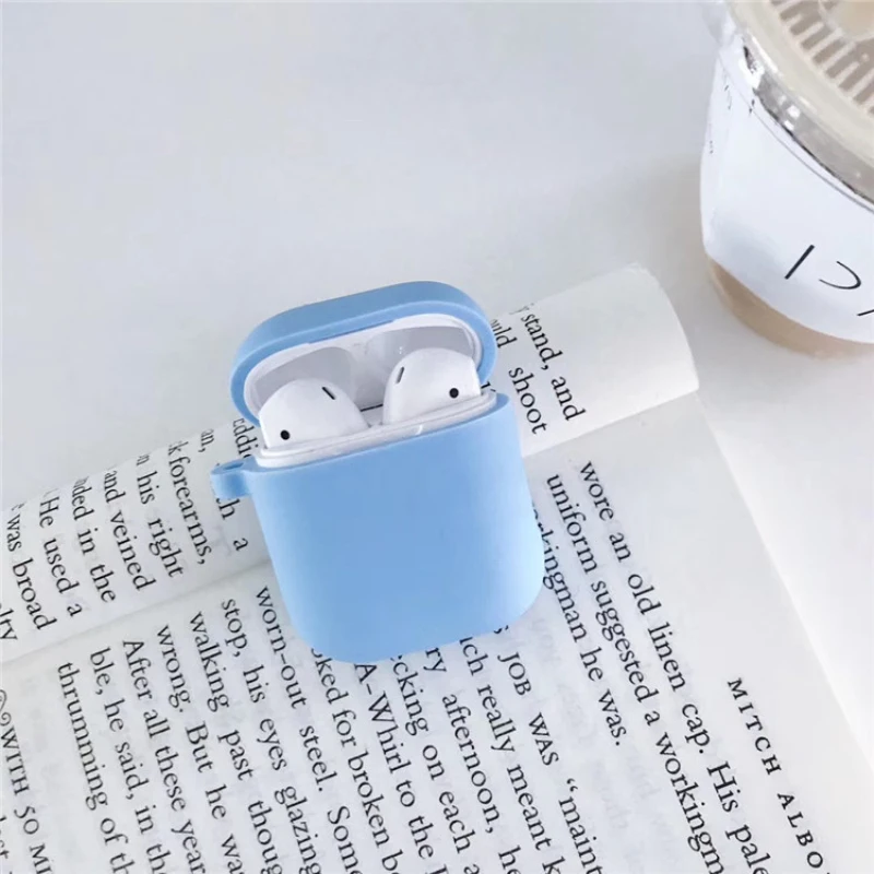 Роскошный женский чехол со стразами для Airpods, чехол с брелком, антикапля для Airpods, Жесткий Чехол, беспроводной Чехол для i10 tws i30 i60, чехол для наушников - Цвет: Светло-голубой