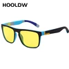 HOOLDW Night Vision Glasses Men Women Polarized Sunglasses Yellow Lens Anti-Glare Goggle Night Driving Sun glasses UV400 Eyewear ► Photo 3/6