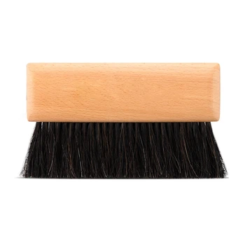 

Coffee Bar Counter Cleaning Hair Brush Natural Ponytail Hair Brush Head Clean Brush Horse Hair Brush