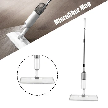 

Micro-fiber Mop 360 Degree Rotating Floor Cleaning Mop Hands-Free Hardwood Wet Dry Mop with Spray Features