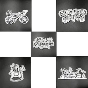 

ZATWBS Butterfly decoration Cutting Dies for DIY Scrapbooking Decoretive Embossing Stencial DIY Decoative Cards die cutter