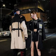 Мужское Женское зимнее пальто, модное длинное пальто, винтажное уличное пальто с отложным воротником