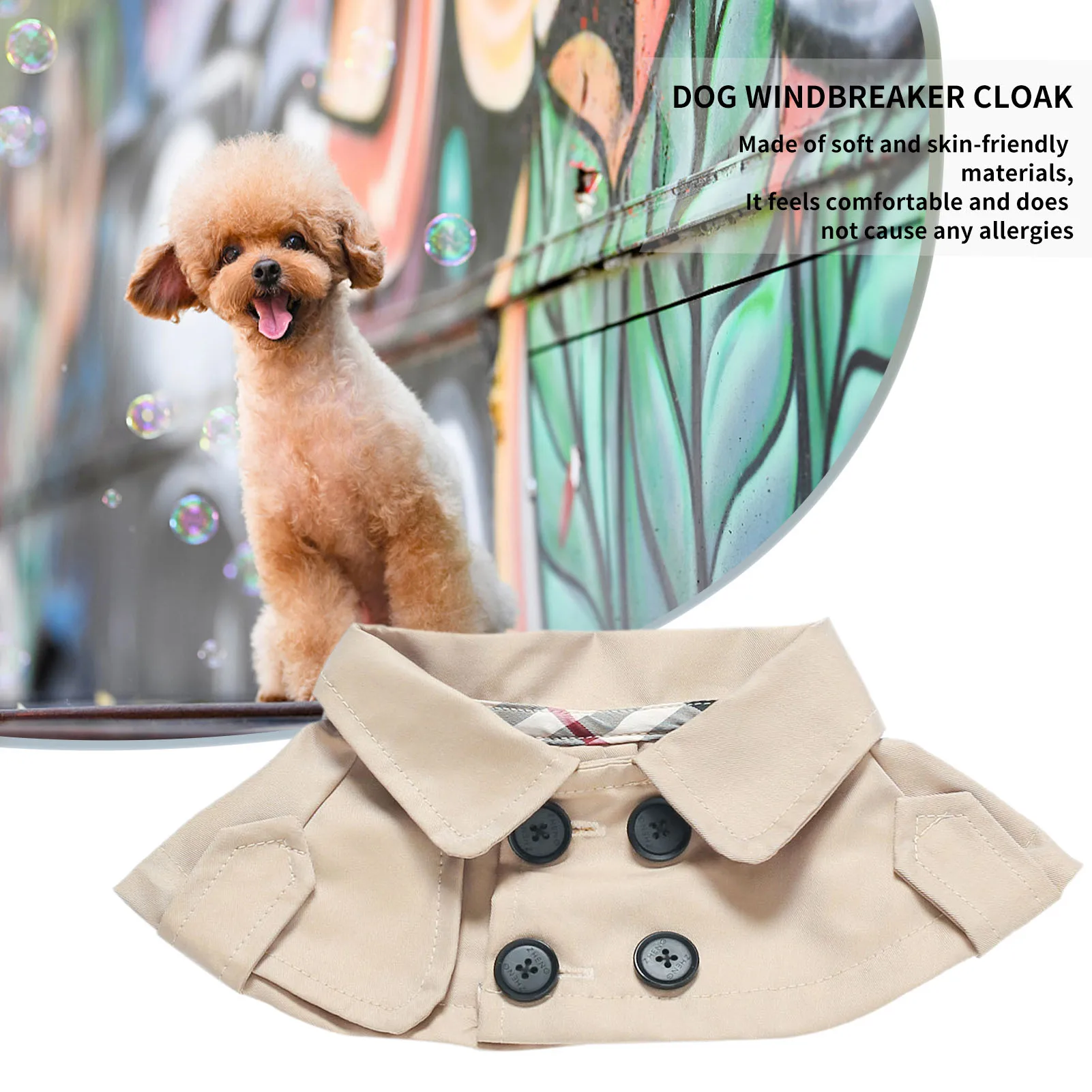 British Style - Dog Cloak Windbreaker