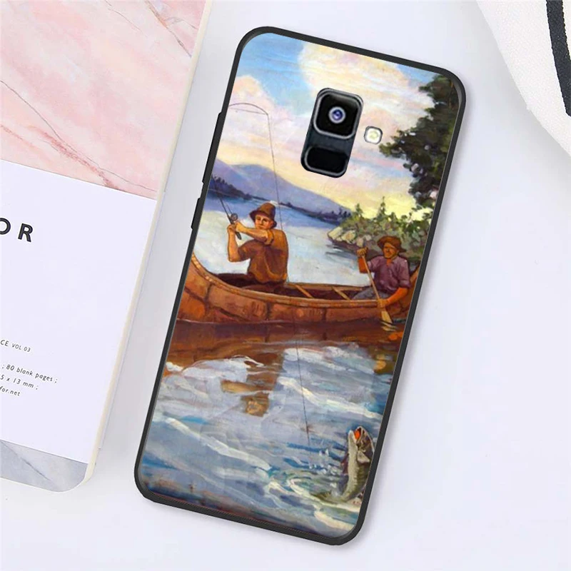 Babaite охота и рыбалка искусство рыбы чехол для телефона для samsung Galaxy A7 A50 A70 A40 A20 A30 A8 A6 A8 плюс A9