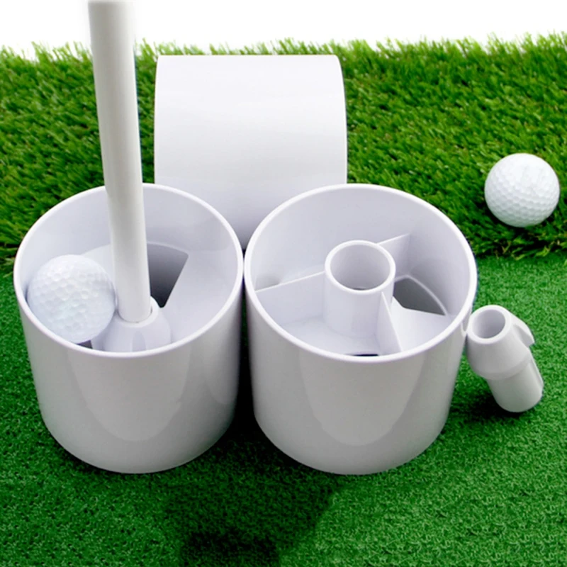

High Golf Training Aids Hole Cup Putting Trainer Yard Golf Accessories Golf Swinging Sticks Practice Chipping Backyard Trainer