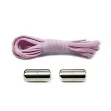 Эластичные шнурки для обуви для взрослых и детей, регулируемые, сделай сам, без завязок, с металлическими пряжками, G99D