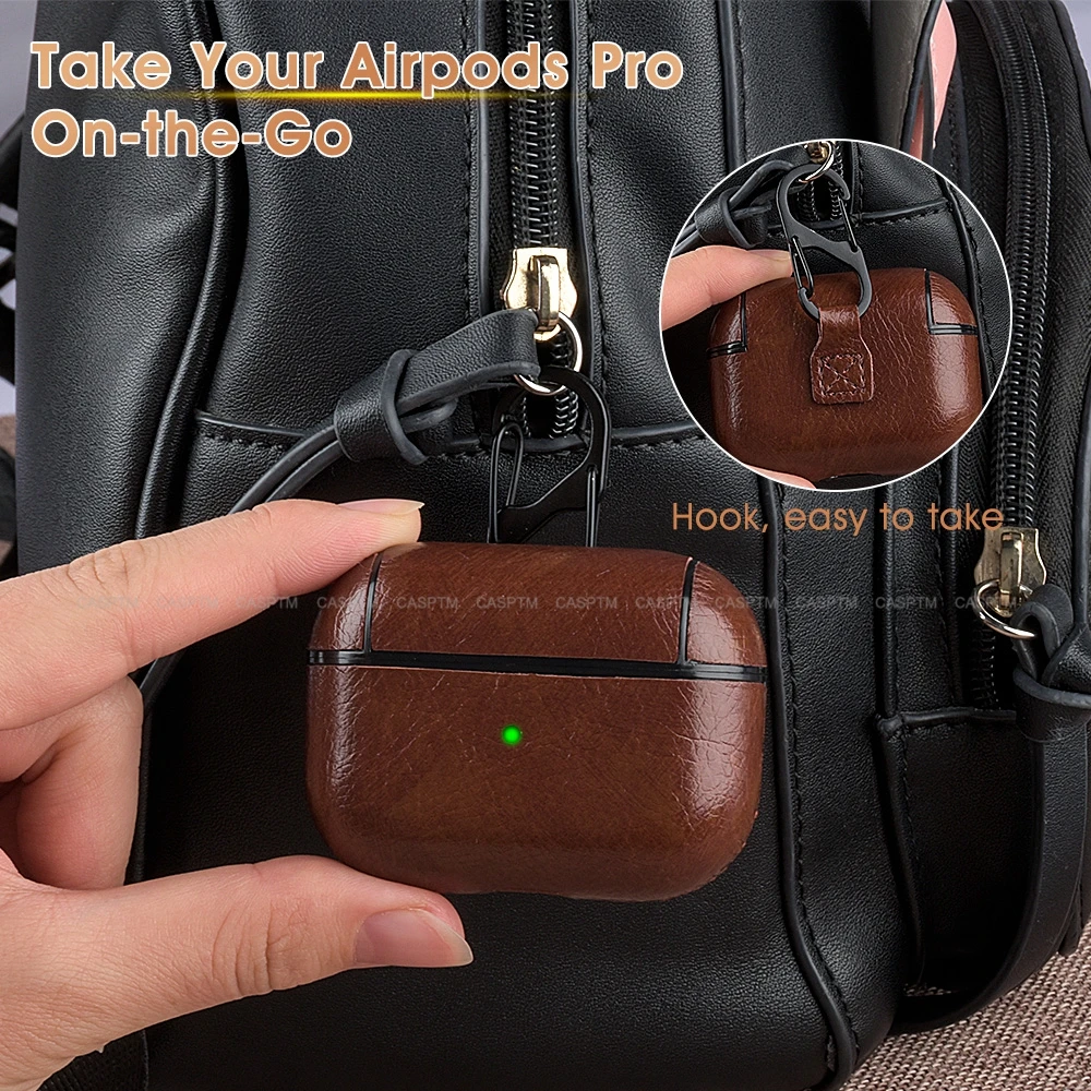 Чехол из искусственной кожи для AirPods Pro противоударный чехол для AirPods 3 цветной защитный чехол для Airpods Pro Бизнес аксессуары