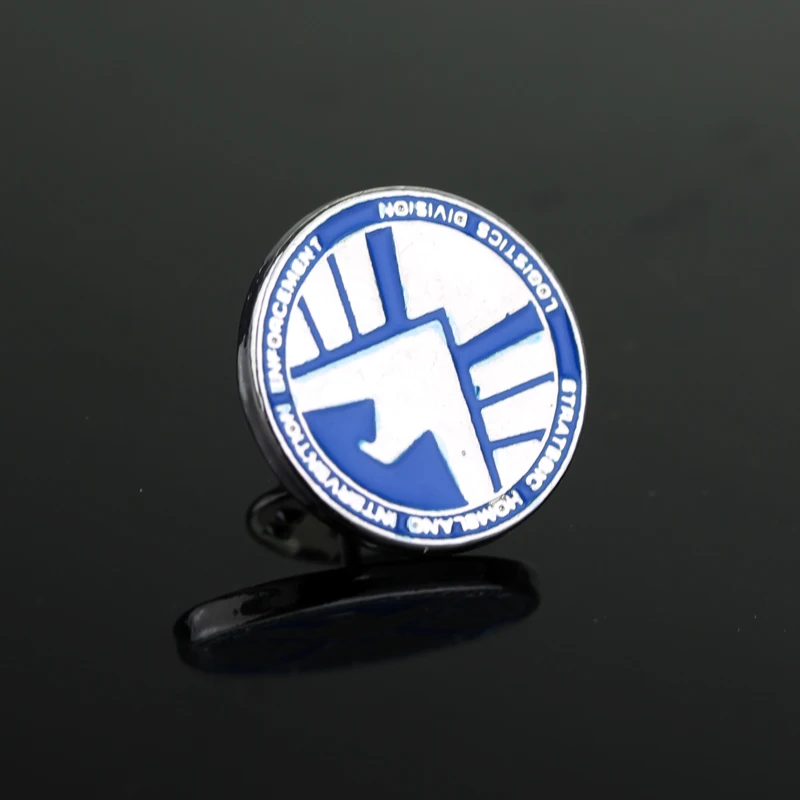 Мстители агенты щит s. h. i. e. l. d. Броши на булавке, высокое качество, значок на лацкане, булавка для Мужчин, Ювелирные изделия из эмали