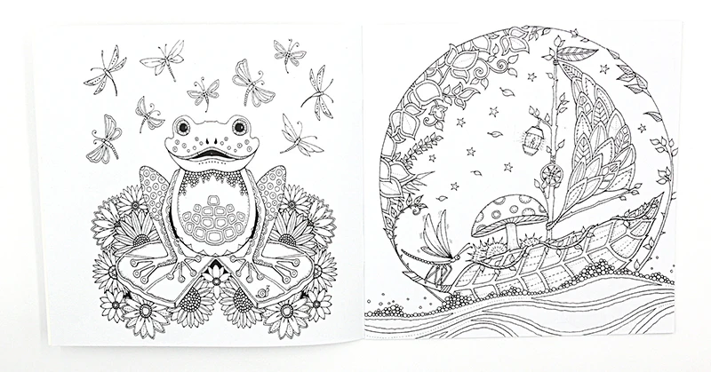 Книга раскраска Зачарованный лес 24 страницы 1 шт.|books for children|coloring bookpainting drawing book |