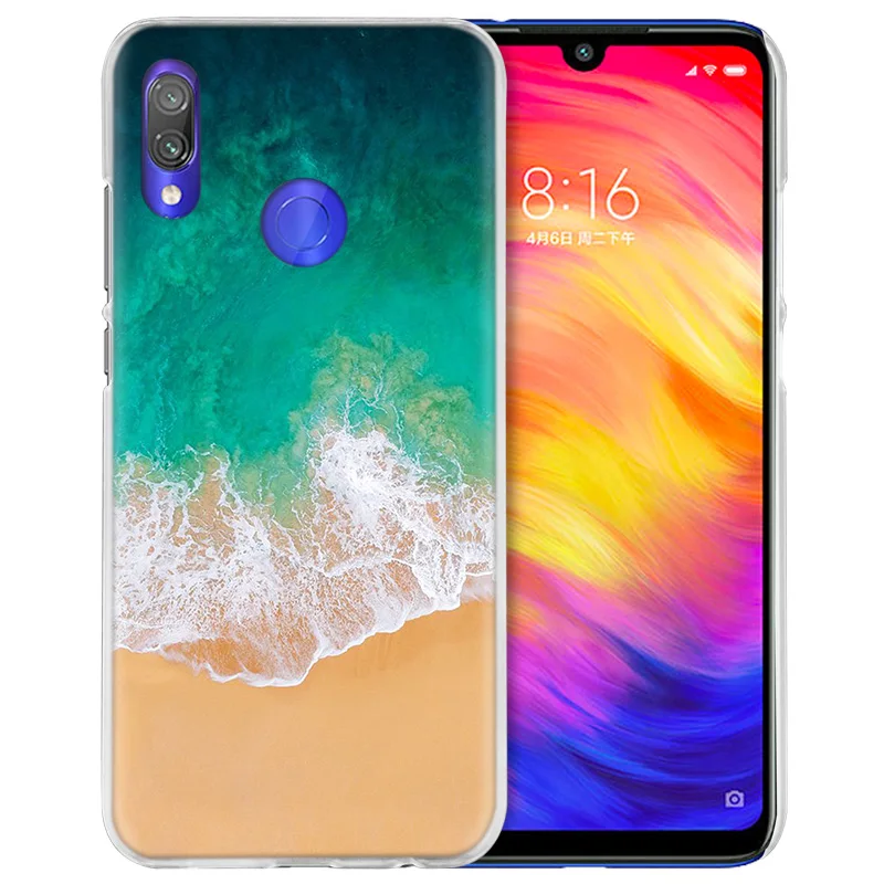 Чехол для Xiaomi Redmi Note 7 7A фотоаппаратов моментальной печати 7S 6 6A 5 Y3 K20 mi 8 до 9 лет CC9 CC9E A1 A2 A3 играть F1 Lite Pro Plus Волны Океана Подводный свет r