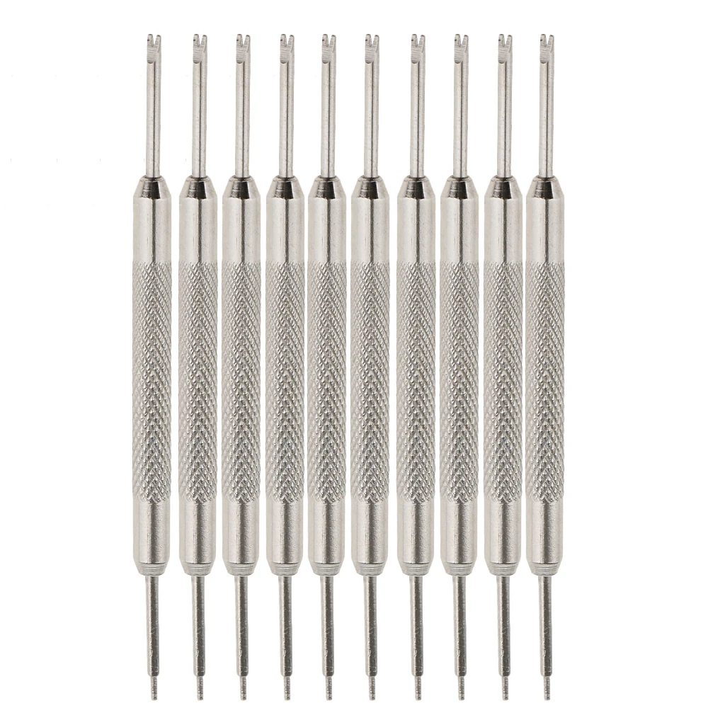 

10pcs Watch Band Double-End Spring Bar Case Opener Pin Remover Repair Tool