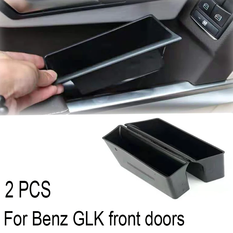 

New Car Styling Door Grab Handle Storage Inner Door Storage Box case For Mercedes Benz GLK GLK200 GLK 260 GKL300 Car Accessories
