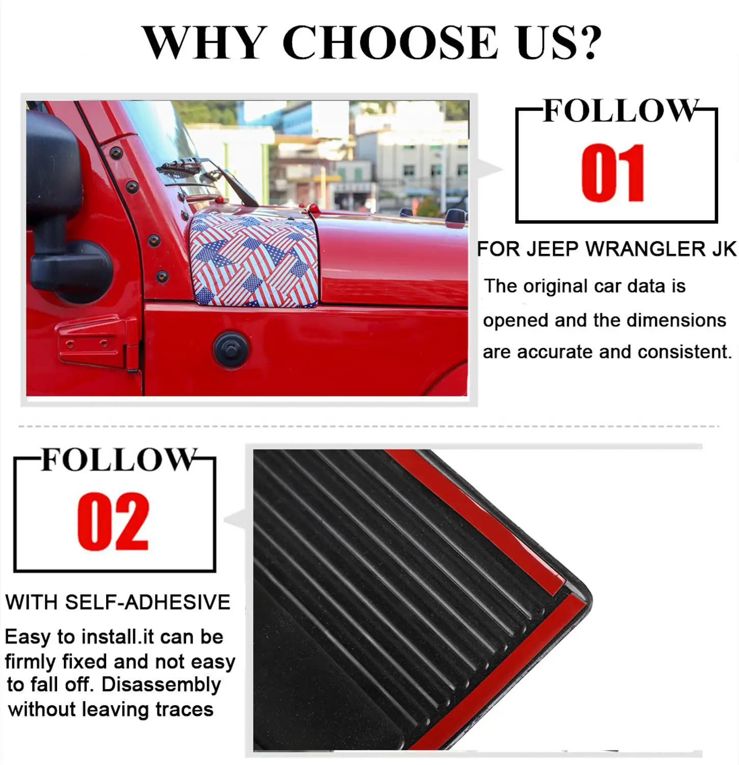 Для Jeep Wrangler JK 2007- двигатель капот Броня Боковая крышка капота отделка американский флаг автомобильные аксессуары декоративные автомобильные наклейки 2шт